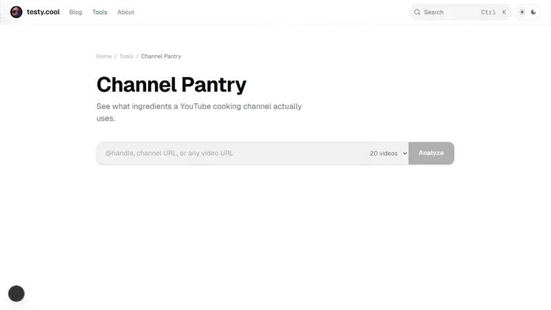 Channel Pantry screenshot