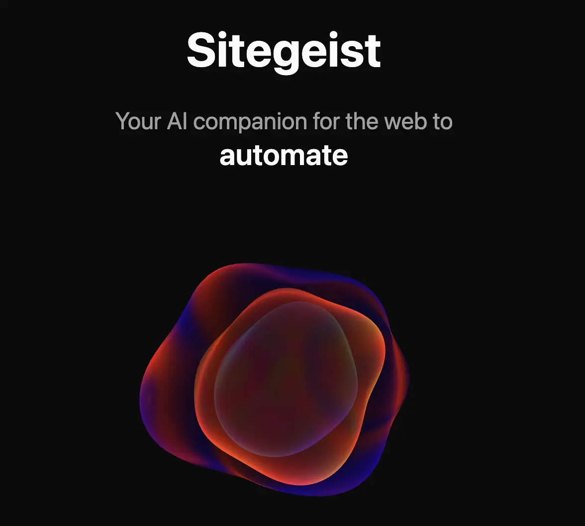 Sitegeist (Fork) screenshot